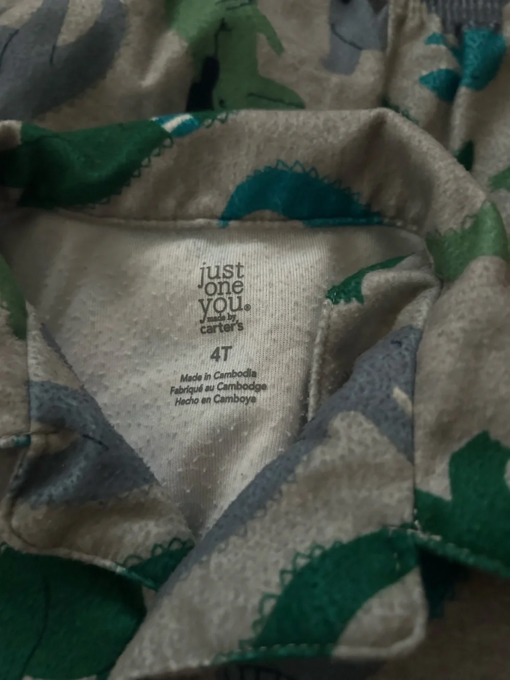 Just One You made by Carter's Dinosaur Pajama Set 4T